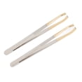 thumbnail image 1 of Pinzas cosméticas, 2 piezas Pinzas para cejas Pinzas para cejas para mujeres Pinzas de precisión Funcionalidad de alta precisión, 1 of 8
