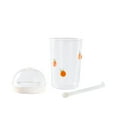 thumbnail image 4 of Better Homes & Gardens Glass Sipper Orange Icon with Glass Lid, 4 of 6