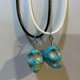 thumbnail image 4 of Turquoise Skull Pendant Clavicle Chain Necklace Cool Skull Charm Choker Unique Irregular Stone Necklace Party Ornament, 4 of 4