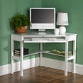 thumbnail image 6 of SEI Furniture Alexander Corner Computer Desk in White, 6 of 6