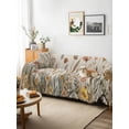 thumbnail image 3 of Pastoral Botanical Couch Cover for Dogs, Farmhouse Floral Rustic Washable Sofa Covers Slipcover for Pets Dogs Futon Cover, Couch Recliner Covers, Oversized Chair Slipcover 71"x91", 3 of 9