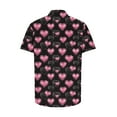 thumbnail image 5 of Blusa y camisa de manga corta con cuello vuelto Camisa de manga corta estampada para hombre Tops casuales con cuello vuelto Camisa Blusa Tops para hombre, 5 of 5