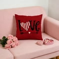 thumbnail image 4 of Hogar y cocina, Decoración del hogar, Decoración navideña, Funda de almohada de San Valentín con motivos en forma de corazón, cojín de sofá, decoración de ambiente festivo, decoración de sala de estar, 4 of 6