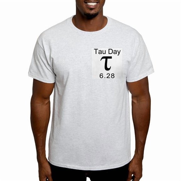 CafePress - Tau Day White T Shirt - Men's Classic Cotton T-Shirts