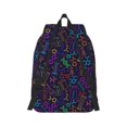 thumbnail image 2 of Bixox Chemistry Science Printing Canvas Backpack Lightweight Casual Travel Backpack School Backpack Fits 15.6 Inch Notebook, 2 of 5