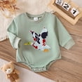 thumbnail image 2 of Preemie Newborn Infant Baby Girls Clothes Ribbed Bodysuit&nbsp; for 1-3 Months Preemie Newborn Infant Baby Boy Girls Romper Little Sweater Outfit Neutral Clothes, 2 of 9