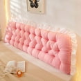 thumbnail image 3 of BKER Soft Comfortable Reading Pillow For Bed And Couch Support Backrest Cushion With Rectangular Shape Ideal For Dorm Room And Living Room 90x50cm, 3 of 3