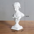 thumbnail image 2 of Greek Statue of Venu Goddess, Classic Roman Bust Greek Mythology Sculpture for Living Room Home Shelf Decor, 2 of 6