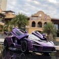 thumbnail image 3 of Coche de juguete fundido a presión HUOGUO McLaren Senna, escala 1:32, morado, 3 of 5