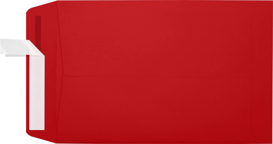 LUXPaper 6 x 9 Open End Envelopes, Ruby Red, 50/Pack