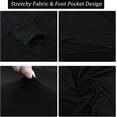 thumbnail image 3 of 4 Pack 5FT Round Spandex Tablecloth 60 Inch Black Stretchable Table Cover Washable and Wrinkle Resistant Table Cloth, Fitted Round Table for Wedding, Banquet, Birthday, Party, Restaurant (Black), 3 of 7