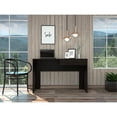 thumbnail image 2 of FM FURNITURE Tampa 1-Drawer Engineered Wood Writing Computer Desk in Black, 2 of 10