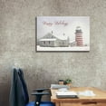 thumbnail image 3 of Epic Graffiti 'Happy Holidays Lighthouse' by Lori Deiter, Canvas Wall Art, 40"x26", 3 of 8