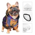thumbnail image 3 of Balery Cosmic Irises At Twilight Sudadera con Capucha para Perros Pequeños – Ropa para Mascotas, Disfraz para Perros y Gatos, Ideal para Fiestas y Cosplay-XX-Large, 3 of 7