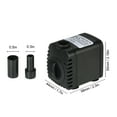 600LH 8W Submersible Water Pump for Aquarium Tabletop Fountains Pond