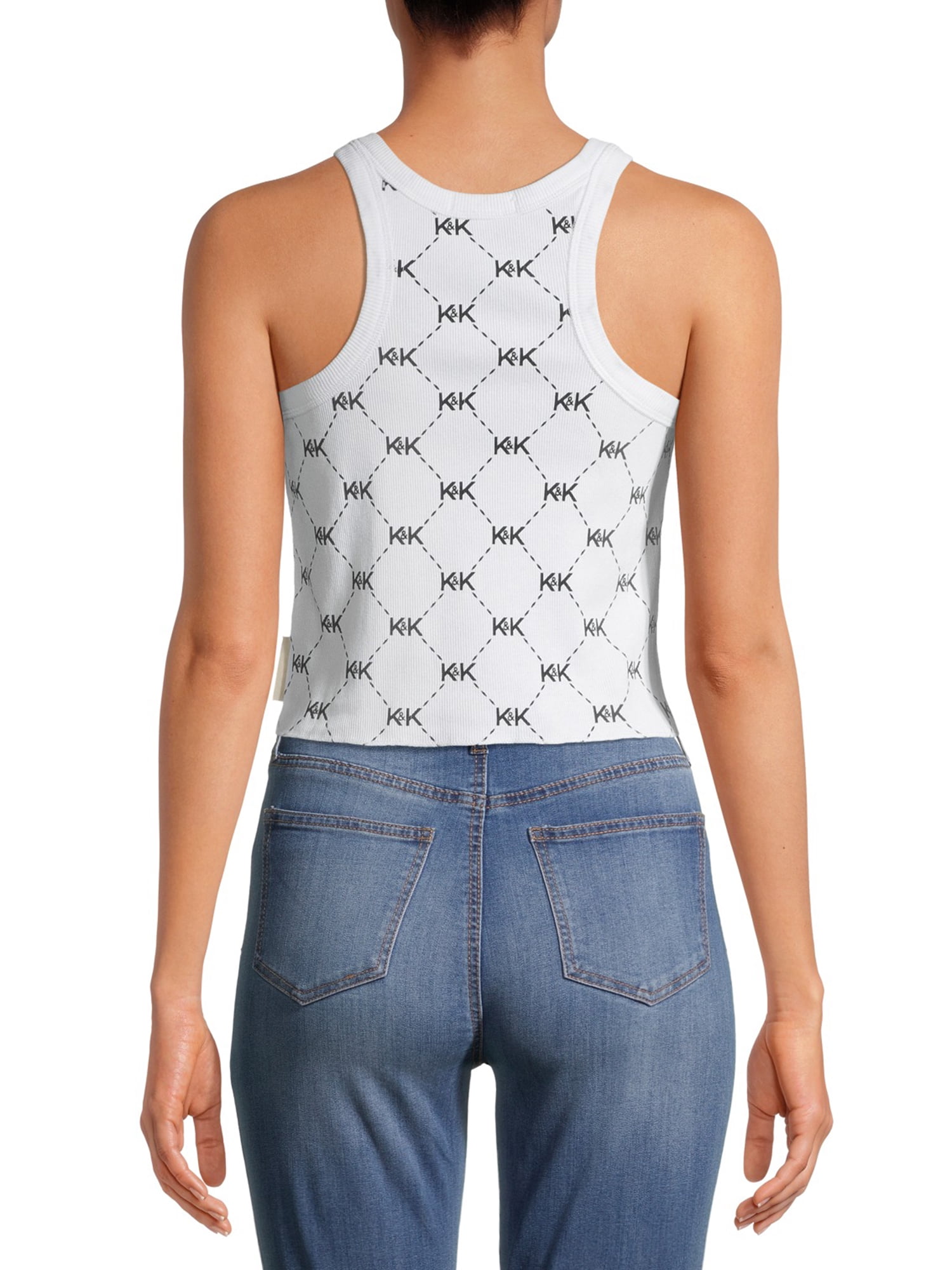 Kendall + Kylie Junior' Cropped Ribbed Layering Tank Top