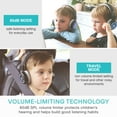 thumbnail image 2 of MEE audio Paquete de 2 Audífonos Inalámbricos Bluetooth KidJamz para Niños con Multipunto, Luces LED, Batería de 40 H; Micrófono; Audífonos para Niños para Escuela/aula/aprendizaje en Línea (KJ55BT-S, 2 of 11