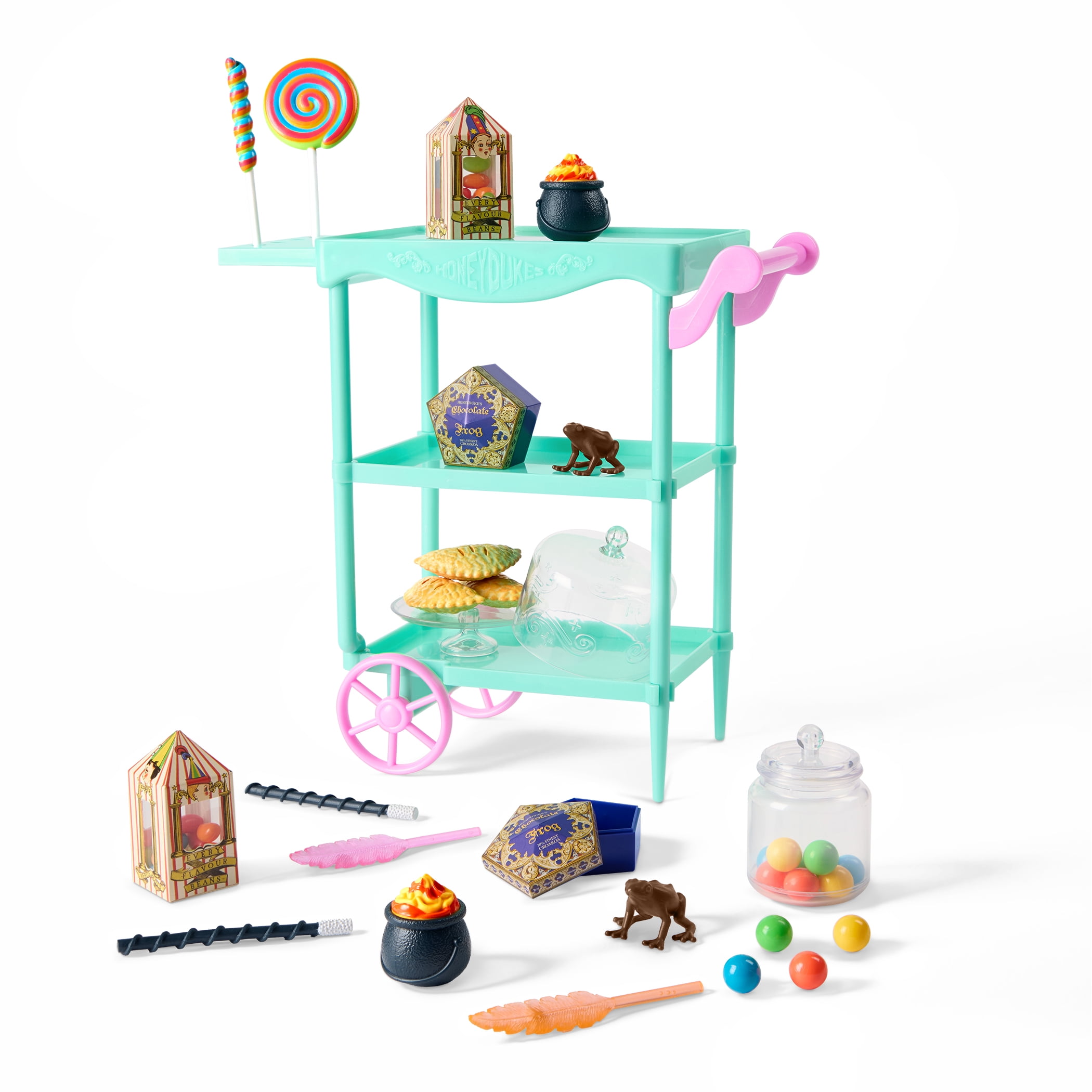 Harry Potter ™ Honeydukes ™ Candy Cart with Accessories for 18-inch Dolls Toys Kids 5 +, HARRY POTTER SWEETS CART SET