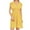 Yellow2, variant on Pisexur Women's Summer Casual Boho Dress Floral Print V Neck Ruffle Sleeve High Waist Flowy Chiffon Sundress Midi Beach Dresses
