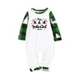 thumbnail image 3 of Odeerbi Christmas Pajamas for Family Plaid Holiday Long Sleeve Family Christmas Pajamas Matching Sets Toddler Cute Warm Plaid Printed Sleepwear Xmas Family Matching PJs Set Red, 3 of 6