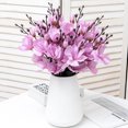 thumbnail image 4 of Ramo de novia de magnolia con flores artificiales DociDaci para decoración del hogar, suministros para bodas, fiestas de Navidad, accesorios de fotografía, 4 of 5