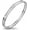 Silver - Grooved, variant on Womens Girls Stainless Steel CZ Cubic Zirconia Stone Hinged Lock Hollow Cuff Band Bangle Bracelet, Silver
