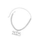thumbnail image 5 of Collar de mujer, collar de diamantes de imitación 2025, collar gargantilla, cadena de cuello brillante para Plata, 5 of 9