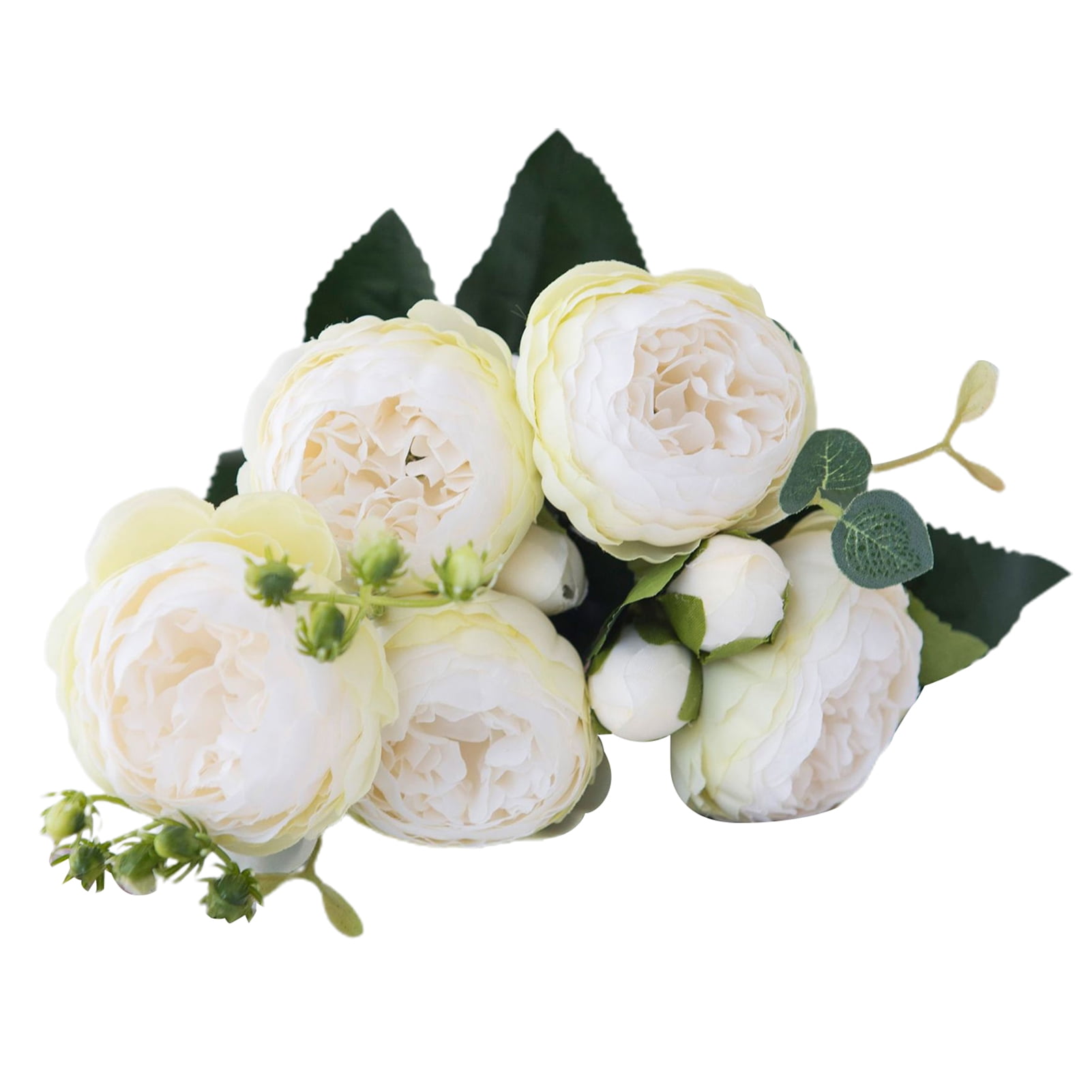 Fake Silk Hydrangea Peony Flower Wedding Bouquet Home Decor Photography Prop