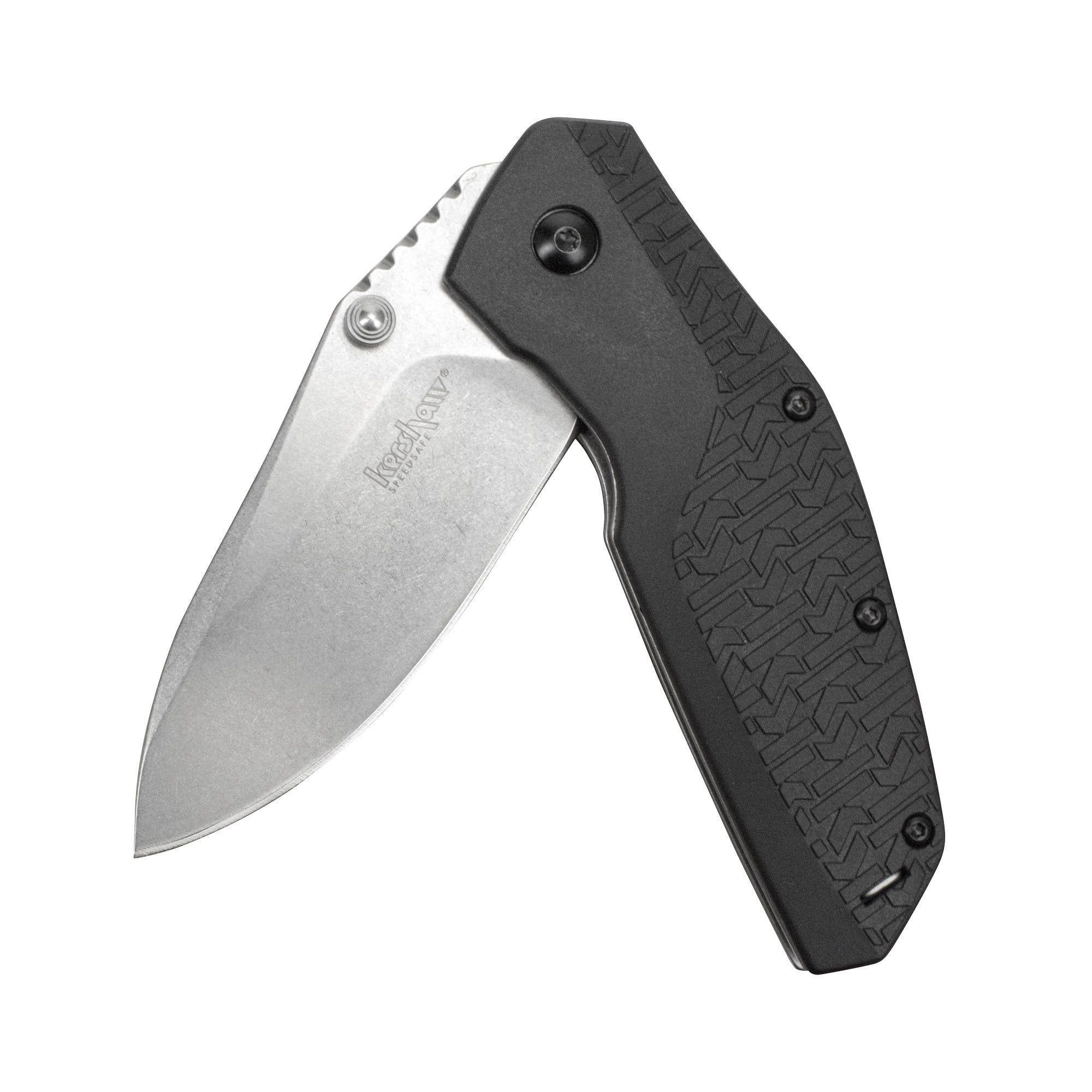 Spring-Assist Folding KnifeWartech Gray Slim Tactical EDC Drop Point Blade