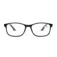 thumbnail image 5 of Men Bifocal Reading Glasses 2.50 Black Presbyopia Glasses Rectangle Plastic Readers +2.50 Strength, 5 of 7