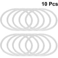 thumbnail image 2 of 30pcs Dreamcatcher Rings Plastic Rings Hoops Macrame Rings Hoops for DIY Craft Dream Catcher Supplies (6cm), 2 of 8