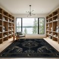 thumbnail image 2 of ODIKA 9'x12' Washable Area Rug Non-Shedding, Easy Care Halloween Witchy Feline Smoky Academic Motif Moody Gothic Funky for Master Suite, California King, Under Bed, 2 of 7