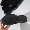 thumbnail image 4 of ZACPNCV Womens Plus Size Wedge Sandals Mesh Peep Toe Cut Out Comfort Casual Shoes Summer, 4 of 9