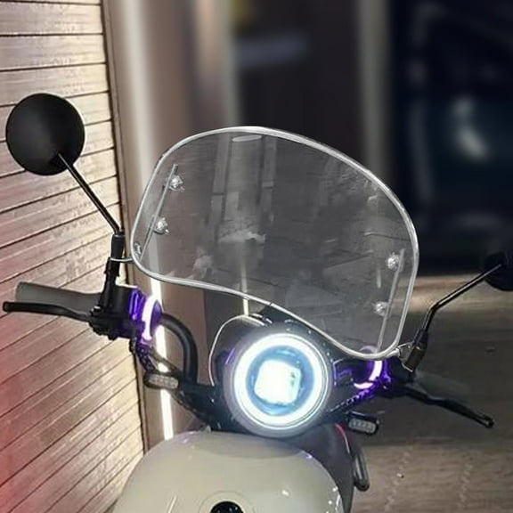 Parabrisas de motocicleta, universal, premium, retro, piezas de reparación, deflector de viento delantero para Q80C, Q30C y Q85C.