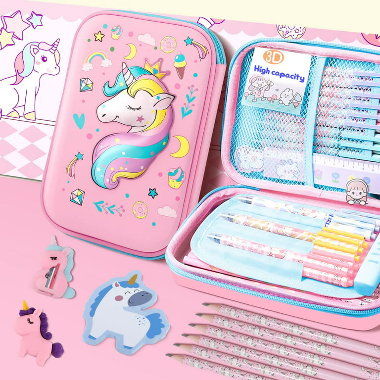 Unicorn Stationery Gift Set for Girls Unicorn Pencil Box \return gifts  purpose