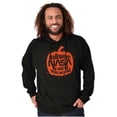 thumbnail image 5 of Halloween Pumpkin NASA Jack O Lantern Unisex Plus Size Hoodie Brisco Brands 5X, 5 of 6