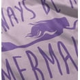 thumbnail image 4 of Always Be a Mermaid Cute Beach Day Youth T Shirt Tee Girls Infant Toddler Brisco Brands 3T, 4 of 5