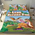 thumbnail image 1 of La Tierra Antes del Tiempo Conjunto de sábanas temático, trío de piezas, cómodo y amigable con la piel, diseño único, regalo de decoración para el hogar para familiares, amigos y fans, 90 cm * 190 cm, 1 of 6