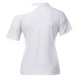 thumbnail image 4 of Gibobby Playera Manga Corta para Mujer Blusa corta con hombros descubiertos para mujer, blusa una manga con cuello redondo y hombros descubiertos(Blanco,M), 4 of 4