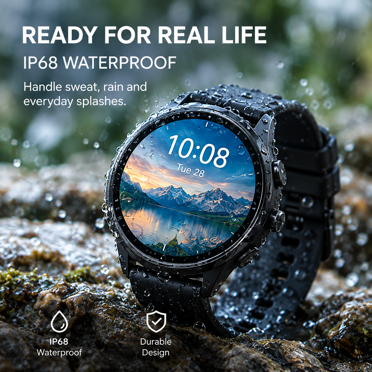 VILINICE 1.43" AMOLED Smart Watch with Bluetooth Calling photo 8
