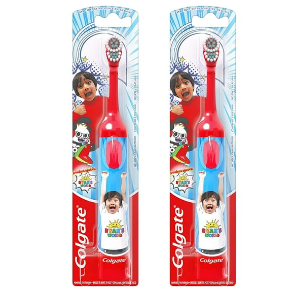 Pack of (2) Colgate Colgate Kids Battery Powered Toothbrush, Ryans World