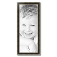 thumbnail image 2 of ArtToFrames 11x28" Black Panel With Silver Lip Picture Frame, Multi Wood Poster Frame, with Regular Acrylic and Foam Backing 3/16 inch (FBPL-5093), 2 of 7