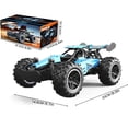 thumbnail image 6 of 1:18 High Speed RC Cars，20+ km/h Remote Control Vehicle，off-Road Stunt , Gravity Sensing Racing Car ,Kids and Adults Toys Gift ，2 Battery，Blue, 6 of 9