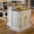 thumbnail image 6 of Home Styles Woodbridge White Two Tier Island and Two Stools, 6 of 6