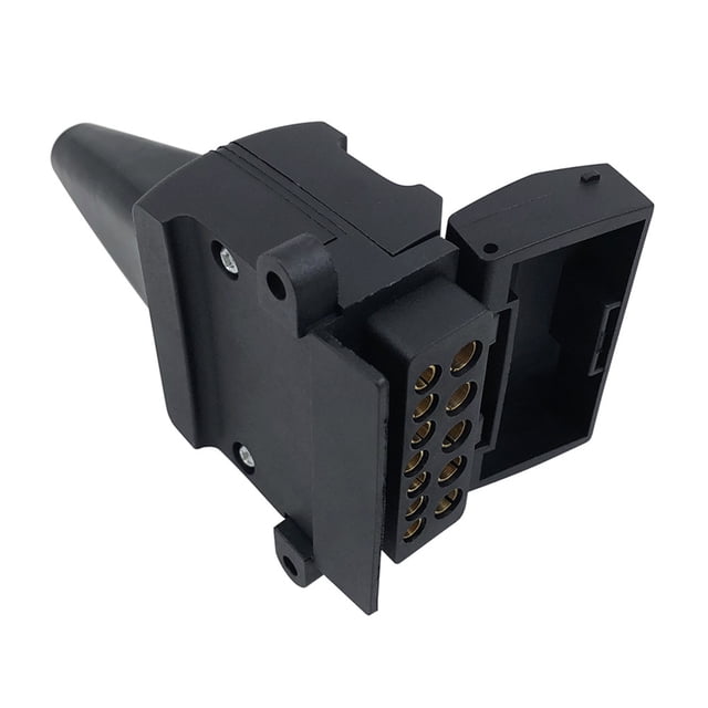 Riwesomey Enchufe de 12 pines, enchufe plano, conector hembra, accesorio, adaptador de coche, piezas de reparación, suministros, accesorios Accesorios para vehículos recreativos Riwesomey VI021387-00B