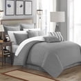 thumbnail image 3 of Chic Home 9 Piece Brenton Super Rich Microfiber Stitch Embroidered Comforter, King, White White King, 3 of 5