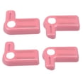 thumbnail image 1 of Unique Bargains Cubierta de manija de interruptor de extracción de techo rígido de 4 piezas para Jeep Wrangler JK JKU 2007-2017, color rosa, 1 of 1