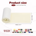 thumbnail image 2 of Cinta de Parches de Cuero Uxcell para Muebles, Kit de Reparación de Cuero Autoadhesivo de Vinilo de 3.2 x 61 pulgadas, Blanco Lechoso, 2 of 6