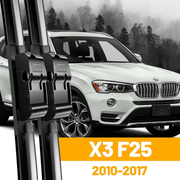 For BMW X3 F25 Front Wiper Blades 2010-2017 2011 2012 2013 2014 2015 2016 Windscreen Windshield Window Accessories 26" 20"
