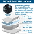 thumbnail image 3 of Duuclume Dog Neck Brace After Surgery, E-Collar & Cone Collar Alternative for Dogs (Grey,XL), 3 of 6